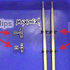Maxonix® GigTrix™ drum key clips & DIY stick clips inside drum case top
